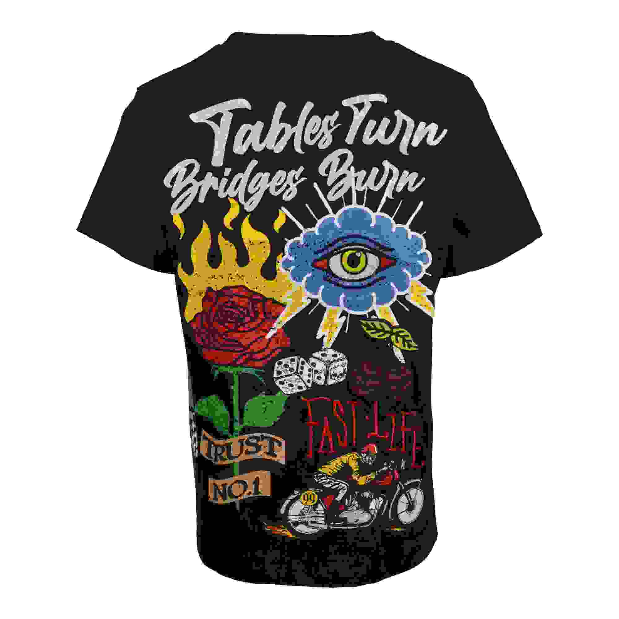 Reason Fast Life Big Boys' Black Tee